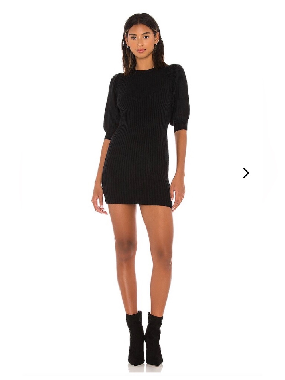 Lovers + Friends Alyssa Black Mini Dress Size Medium NWT